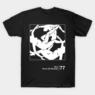 Three Girl Rhumba / Minimalist Graphic Artwork Design T-Shirt